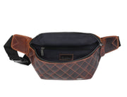Ascend Quilted Leather Fanny Bag – Trendy & Compact