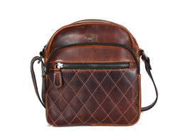 Top Grain Leather Messenger Bag – Classic & Durable Work Satchel