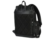 Classic Black Leather Backpack – Full Grain Edition