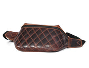 Ascend Quilted Leather Fanny Bag – Trendy & Compact