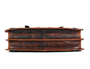 Vintage Leather Messenger Bag – Handcrafted Travel Organizer