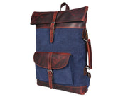Rogue Artisan Canvas & Leather Backpack – Everyday Elegance