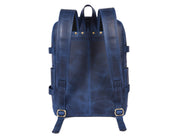 Full Grain Leather Backpack – Royal Blue