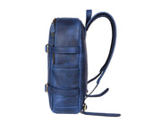 Full Grain Leather Backpack – Royal Blue