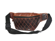 Ascend Quilted Leather Fanny Bag – Trendy & Compact
