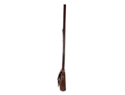 Elegant Brown Leather Crossbody – Top Grain Minimal Style