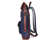 Rogue Artisan Canvas & Leather Backpack – Everyday Elegance
