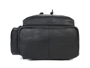 Classic Black Leather Backpack – Full Grain Edition