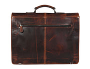 Vintage Leather Messenger Bag – Handcrafted Travel Organizer