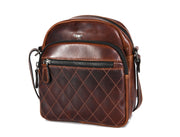Top Grain Leather Messenger Bag – Classic & Durable Work Satchel