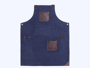 ogue Leather & Canvas Apron – Heavy-Duty Workwear