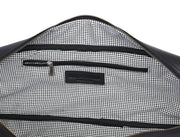 Tuscania Chef Knife Roll & Carry Bag – Raven Black (Top Grain Leather)