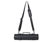 Tuscania Chef Knife Roll & Carry Bag – Raven Black (Top Grain Leather)