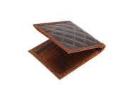 Quilted Leather Wallet for Women