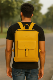 Desi Carry Leather Backpack