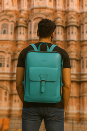 Desi Carry Leather Backpack