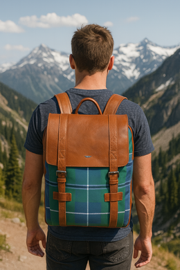 Leather Canvas Backpack – Urban Rugged Look