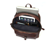Velour Finish Leather Backpack – Soft Touch Luxury