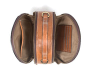 Cabrini Round Luxe Crossbody – Sculpted in Top Grain Leather
