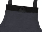 Serena Suede Apron – Raven Black