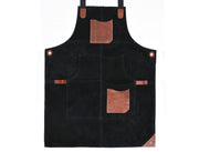 Serena Suede Apron – Raven Black