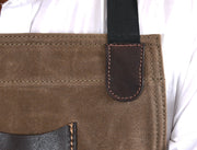Turin Waxed Canvas Apron – Olive Green Workwear