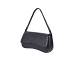 Black Quilted Shoulder Bag – Elegant Women’s Evening & Daily Carry Handbag - Cabrini - Elegance Perfected