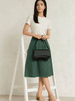 Black Quilted Shoulder Bag – Elegant Women’s Evening & Daily Carry Handbag - Cabrini - Elegance Perfected