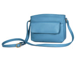 Blue Haze Handbag – Artisanal Top Grain Leather Elegance - Cabrini - Elegance Perfected