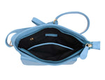 Blue Haze Handbag – Artisanal Top Grain Leather Elegance - Cabrini - Elegance Perfected