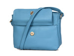 Blue Haze Handbag – Artisanal Top Grain Leather Elegance - Cabrini - Elegance Perfected