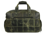 Brooks Upcycled Leather Duffle Bag – Seaweed - Cabrini - Elegance Perfected
