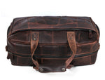 Brooks Upcycled Leather Duffle Bag – Walnut - Cabrini - Elegance Perfected