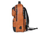 Cabrini Urban Explorer Leather Backpack – Brown Black - Cabrini - Elegance Perfected