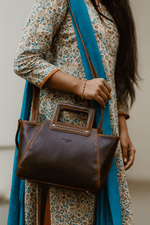 Chic Leather Crossbody Bag for Women - Cabrini - Elegance Perfected