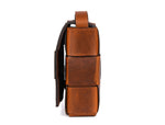 Chic Woven Crossbody Bag – Handwoven Top Grain Leather - Cabrini - Elegance Perfected