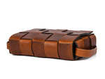 Chic Woven Crossbody Bag – Handwoven Top Grain Leather - Cabrini - Elegance Perfected