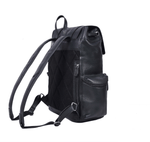 Classic Black Leather Backpack – Full Grain Edition - Cabrini - Elegance Perfected