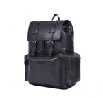 Classic Black Leather Backpack – Full Grain Edition - Cabrini - Elegance Perfected