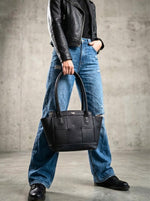 Classic Leather Handbag for Women – Daily Indian Style - Cabrini - Elegance Perfected