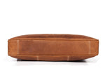 Classic Leather Portfolio Laptop Bag - Professional Work Briefcase - Cabrini - Elegance Perfected