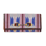 Dakota Jacquard Wallet – Dark Brown Edition - Cabrini - Elegance Perfected