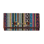 Dakota Jacquard Wallet – Dark Brown Edition - Cabrini - Elegance Perfected
