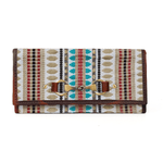 Dakota Jacquard Wallet – Dark Brown Edition - Cabrini - Elegance Perfected