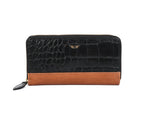 Elegant Leather Ladies Clutch – Compact Handheld Purse - Cabrini - Elegance Perfected