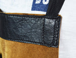 Florence Suede Apron - Raven Black - Cabrini - Elegance Perfected