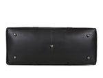 Full Grain Leather Overnight Combo – Raven Black - Cabrini - Elegance Perfected