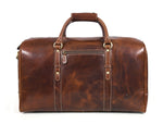 Full Grain Leather Weekender Bag – Penny Brown - Cabrini - Elegance Perfected