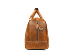Full Grain Leather Weekender Bag – Tawny Brown - Cabrini - Elegance Perfected
