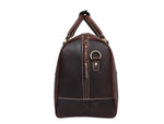Full Grain Leather Weekender Combo – Walnut Brown - Cabrini - Elegance Perfected